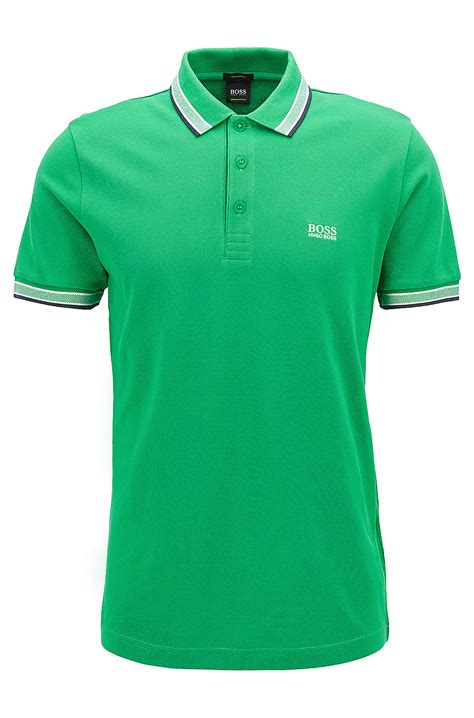 Hugo Boss Slim Fit Green Short Sleeve Polo M - www.weeklybangalee.com