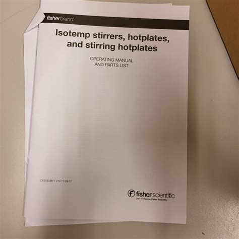 2287 New Fisherbrand Isotemp Hot Plate Stirrer S A LE