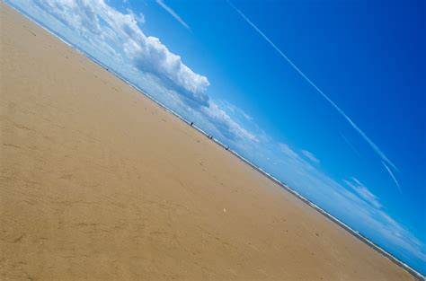 Beach And Blue Sky Free Stock Photo - Public Domain Pictures