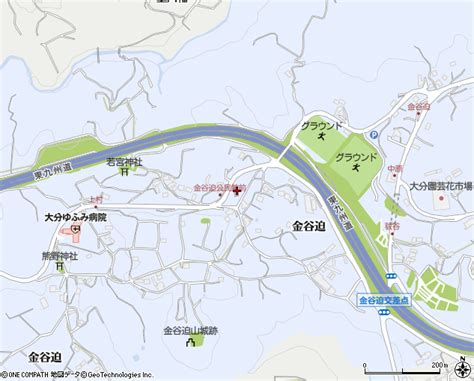 金谷迫公民館（大分市公民館）の住所・地図｜マピオン電話帳