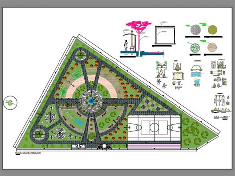 Parque Zonal En AutoCAD Descargar CAD 1 21 MB Bibliocad