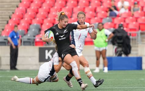 Black Ferns Survive Big Scare From The United States Eagles Rnz News