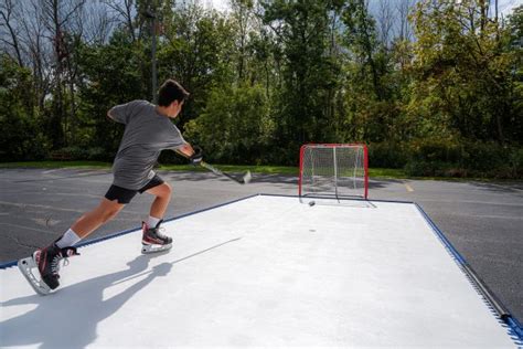 Skateable Synthetic Ice Tiles For Hockey Skate Anytime