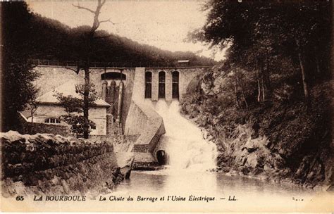 La Bourboule La Chute Du Barrage Et L Usine Electrique France La