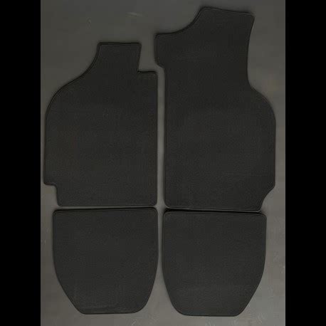 Floor Mats Porsche G Pieces Black Premium Quality With