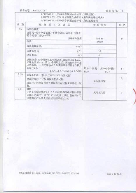 RWG706 5C 第三方检验报告格式 1 范文118