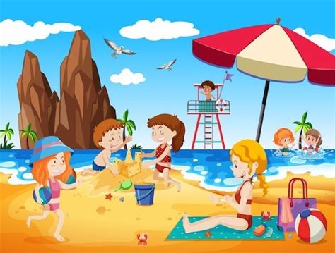 Enqu Te La Plage Pour Enfant Jeu Imprimer Un Anniversaire En Or