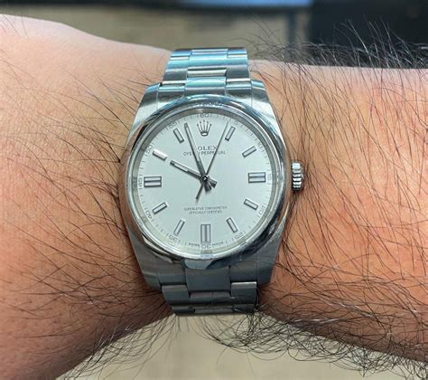 Wts Rolex 116000 Oyster Perpetual 36 White Dial Full Kit Conus