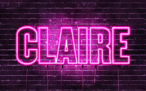 Download Wallpapers Claire 4k Wallpapers With Names Female Names