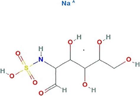 The Chemical Structure Of Glucosamine Sulfate Gs Sodium Salt