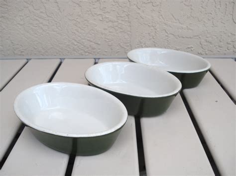 Vintage Hall Pottery Single Serving Casserole Dishes