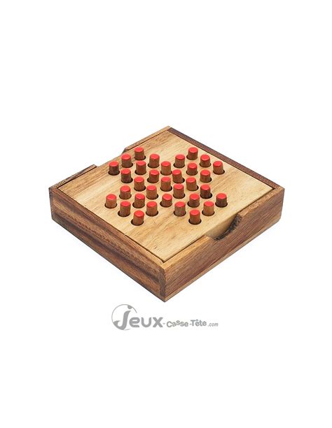 Le Jeu Du Solitaire En Bois Version De Voyage