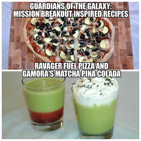 Sasaki Time Guardians Of The Galaxy Mission Breakout Inspired Recipes