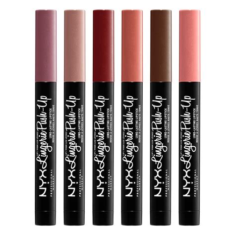 Ruj Nyx Professional Makeup Lip Lingerie Push Up Lipstick Themakeupshop