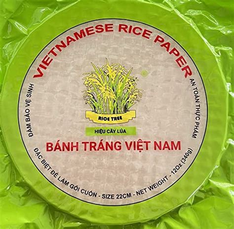 Organic Spring Roll Rice Paper Wrapper For Fresh Roll 22cm Round 12