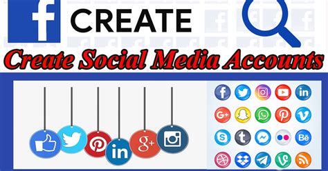 Create Social Media Accounts I Will Create And Optimize Professionally