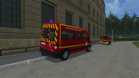 FS15 renault master vtp v 2 0 Fire department Mod für Farming Simulator 15