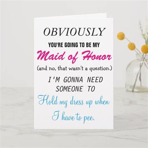 Be My Maid Of Honor Invitation In 2020 Be My Bridesmaid Brides Maid Proposal