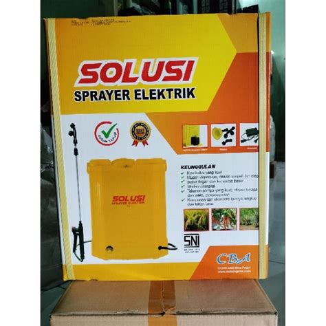 Jual Sprayer Elektrik Liter Merk Solisi Type Tangki Sprayer