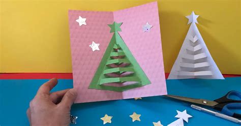 Carte De No L Pop Up Sapin De No L Diy Faire Soi M Me Rdvludique