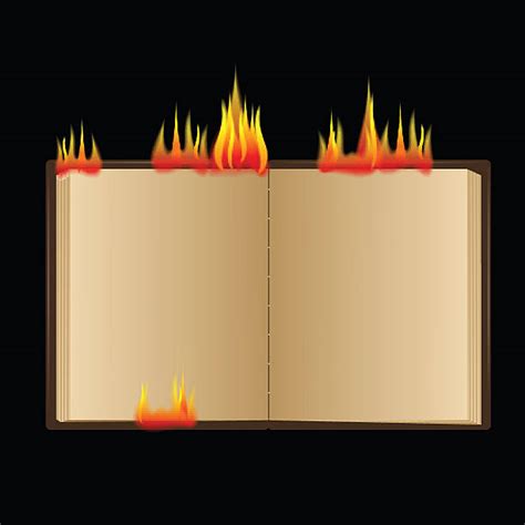 Burning Books Illustrations Royalty Free Vector Graphics And Clip Art