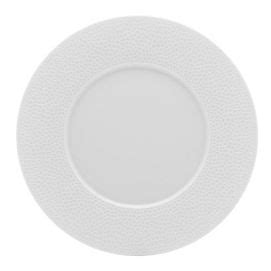 Assiette plate rond blanc porcelaine Ø 28 5 cm L Fragment Degrenne