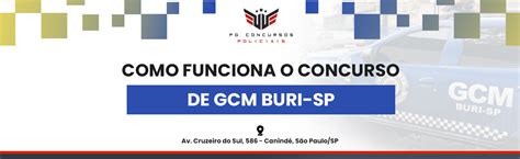 COMO FUNCIONA O CONCURSO DE GCM BURI SP Curso Palestra Gratuita