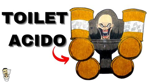 Cómo Dibujar Al⚠️toilet Acido Del Toilet 65 Skibidi Toilet How To Draw Acid Barrel Toilet