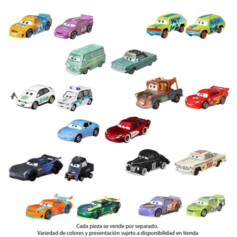 Vehículo De Juguete Cars Disney Pixar Cars Personajes 2 Pack Varios