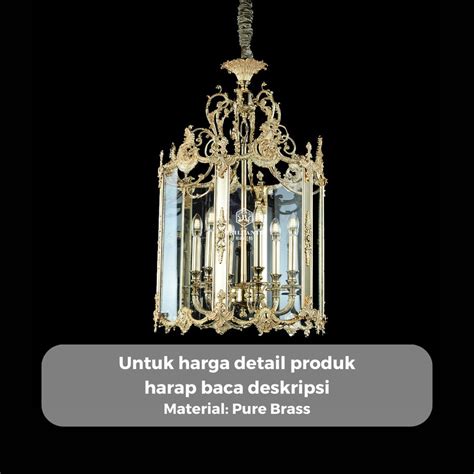 Jual Lampu Gantung Hias Rumah Klasik French Lantern Chandelier