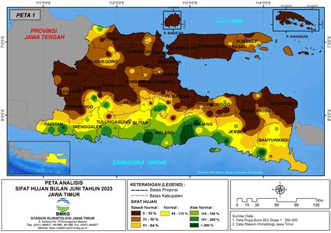 Analisis Distribusi Curah Hujan Jawa Timur Bulanan