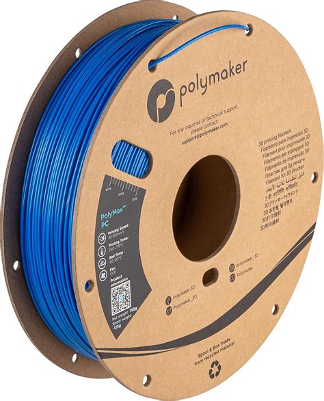 Polymaker Tough PC Filament 1 75mm Blue Polycarbonate Filament 1 75mm