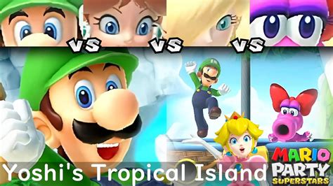 Mario Party Superstars Luigi Vs Daisy Vs Rosalina Vs Birdo In Yoshi S