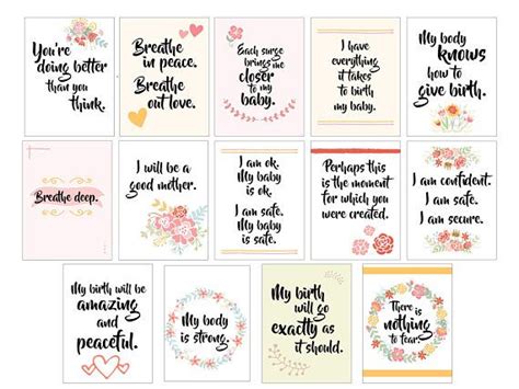 Free Printable Birth Affirmations Printable Word Searches