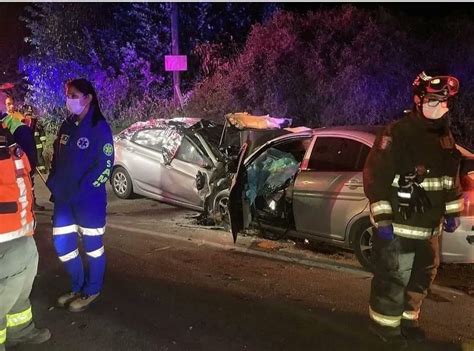 Violenta Colisi N Frontal Deja Ocho Personas Fallecidas En Ruta Que Une