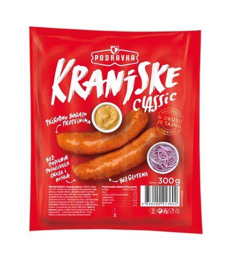 Kranjska kobasica Podravka 1 kg KTC Akcija Njuškalo katalozi