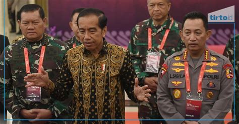 Jokowi Minta Tni Polri Agar Kebijakan Hilirisasi Tidak Terganggu