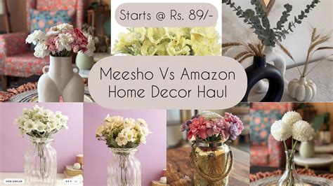 Best Meesho Vs Amazon Home Decor Haul Starts Latest Decorating