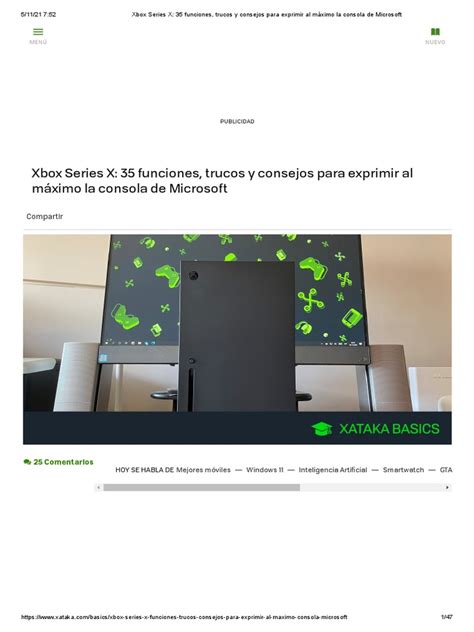 Xbox Series X 35 Funciones Trucos Y Consejos Para Exprimir Al Máximo