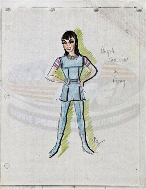 Angela Cartwright - Costume Sketch Lost In Space - Paul Zastupnivich ...