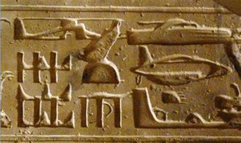 Proof of time travel? Riddle of planes and helicopter found in Egyptian hieroglyphs | Science ...