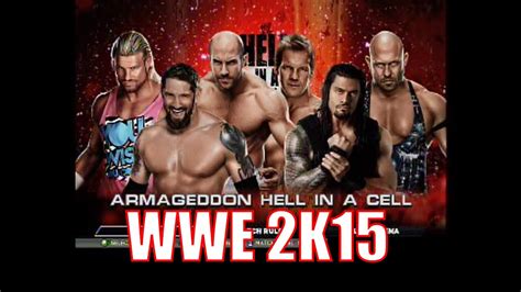 Wwe 2k15 Original Gameplay 6 Man Armageddon Hell In A Cell Youtube