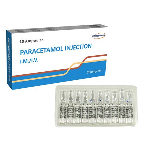 Antipyretic Analgesics Paracetamol Injection Mg Ml Shinepharm