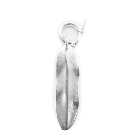 Oamc Silver Feather Earring Hervia