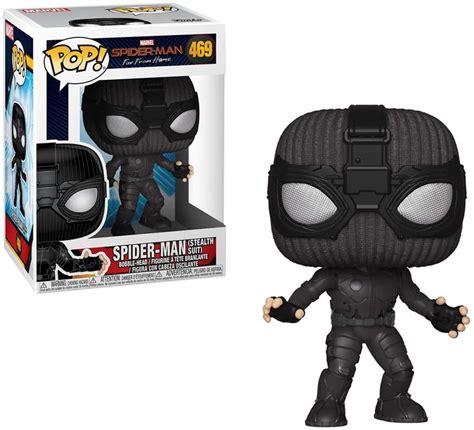 Funko Pop Homem Aranha Stealth Suit Spider Man Marvel Comics