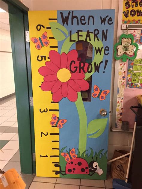 Classroom Decoration Ideas For High School Lovely Spring Classroom Door When We L In 2020