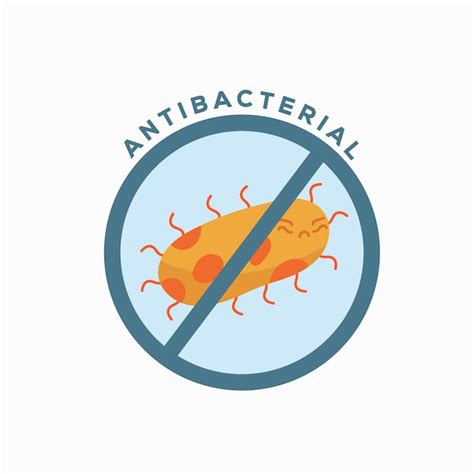 Concepto De Logotipo Antibacteriano Vector Gratis