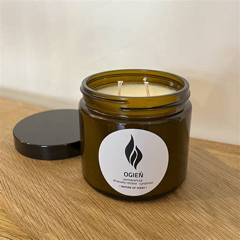 Świeca sojowa Pure Ogień Nature of Scent Sklep EMPIK