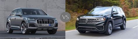 2022 Volkswagen Atlas Vs 2022 Audi Q7 Which Luxury Suv Is Better Safford Brown Vw Richmond