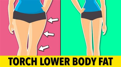 20 Min Quick Exercise To Torch Lower Body Fat At Home Youtube